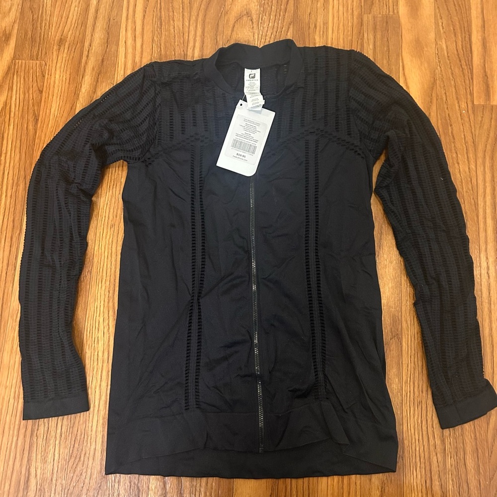 Fabletics Lila Black Seamless Jacket - Picture 3 of 7